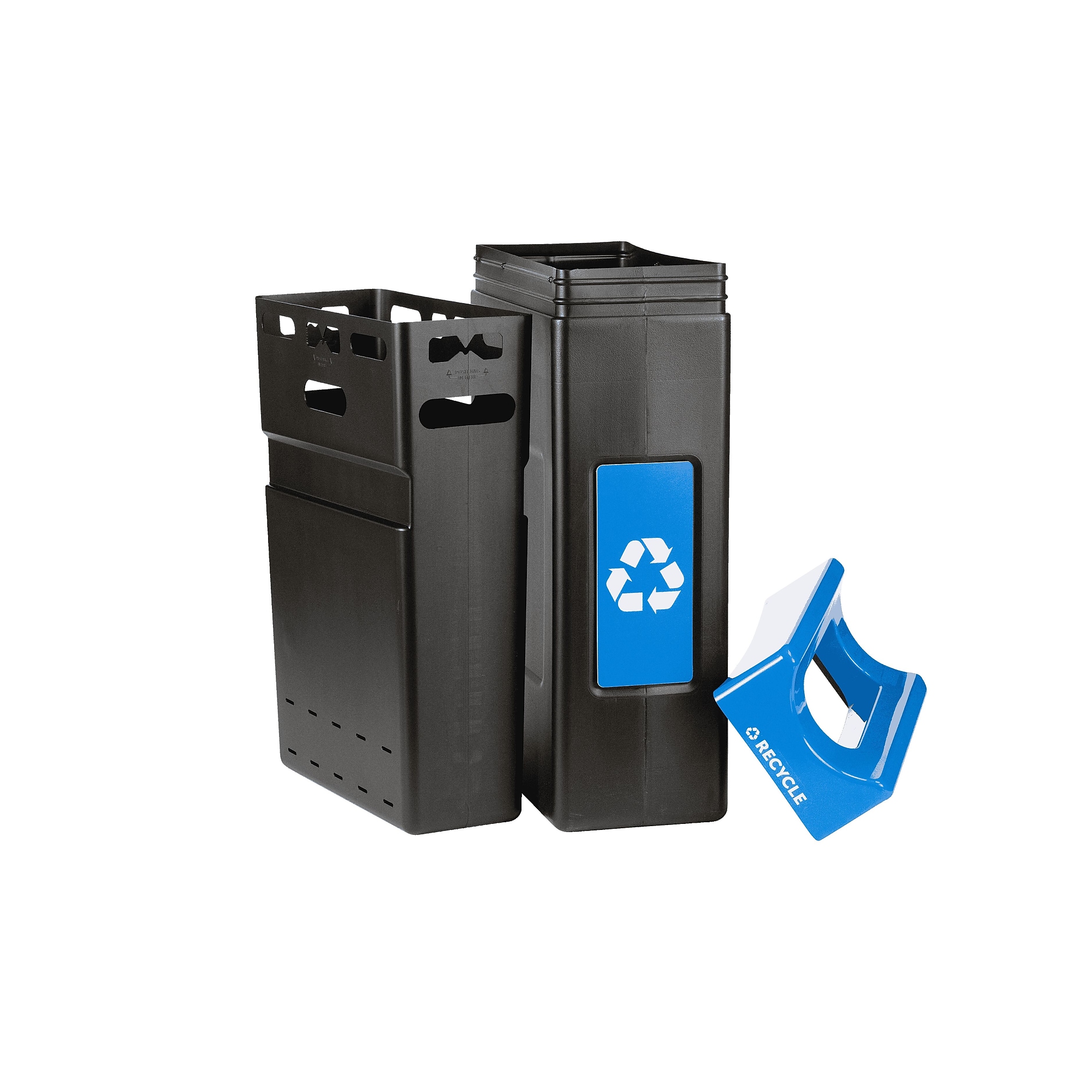 Commercial Zone Avante Polyethylene Recycling Container, 30-Gallon, Black (7873N104A) Sansujyuku sansujyuku.com