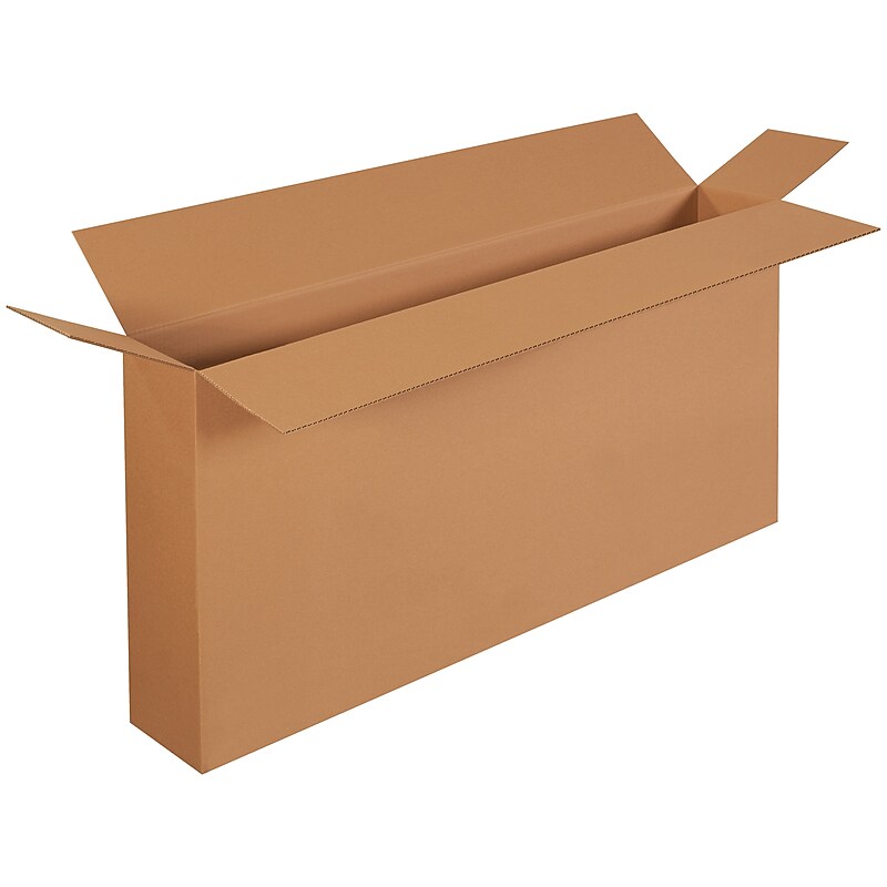 48" x 8" x 24" Heavy Duty Shipping Boxes, 44 ECT, 10/Bundle (HD48824FOL) image 1