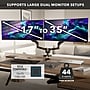 Mount-It! ProFlex Adjustable Heavy-Duty Dual Monitor Mount with Gas Spring Arms, Fits 17"–35" Screens, Matte Black~#|#~E8683AA2-F4DF-4908-BB1222443EDCDCE5_sc7