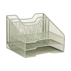 Safco® Onyx™ 3266 Mesh Desktop Organizer, Mesh Desk Organizer 3