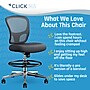 Click365 Armless Mesh Drafting Chair, Grey (CCHR10004B)~#|#~E8724E00-29C4-43F4-979B4A3E754569D6_sc7