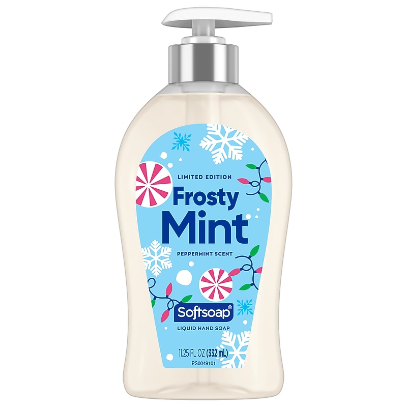 Softsoap Limited Edition Frosty Mint Liquid Hand Soap, Peppermint Scent, 11.25 fl oz. (61023761) image 1