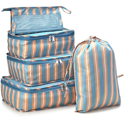 Bliss 5-Piece Polyester Packing Cube Set, Multicolored (SOAP0005
