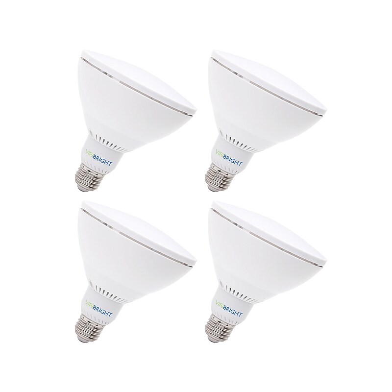 Viribright 8-Watts Cool White LED Floodlight Bulb, 4/Box (750333-4) image 1