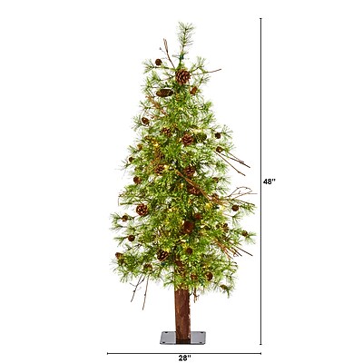 Wyoming Alpine Pre-Lit Artificial Christmas Tree