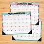 2025-2026 Willow Creek Watercolor Stripe 22" x 17" Academic Monthly Desk Pad Calendar (55007)~#|#~E88F3D3D-6028-4D1D-99E3DE3D2E7B359C_sc7