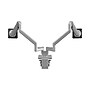 Humanscale Dual Monitor Arm, Silver (X22DBS)~#|#~E88F894D-DB62-446D-B9661E5BFE5FFC86_sc7