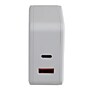 Vivitar USB-A/USB-C Dual Wall Charger with Cable, 45W, White (STP7002-WHT-T35-12)~#|#~E890B86D-2280-4058-A2FB1F28F4F3E7FB_sc7