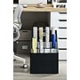 AdirOffice Vertical File Cabinet, 22.24"H x 15.55"W x 15.55"D, Black (ADI627-WBLK)~#|#~E8922989-04AD-4C7A-907223597D9FF41F_sc7