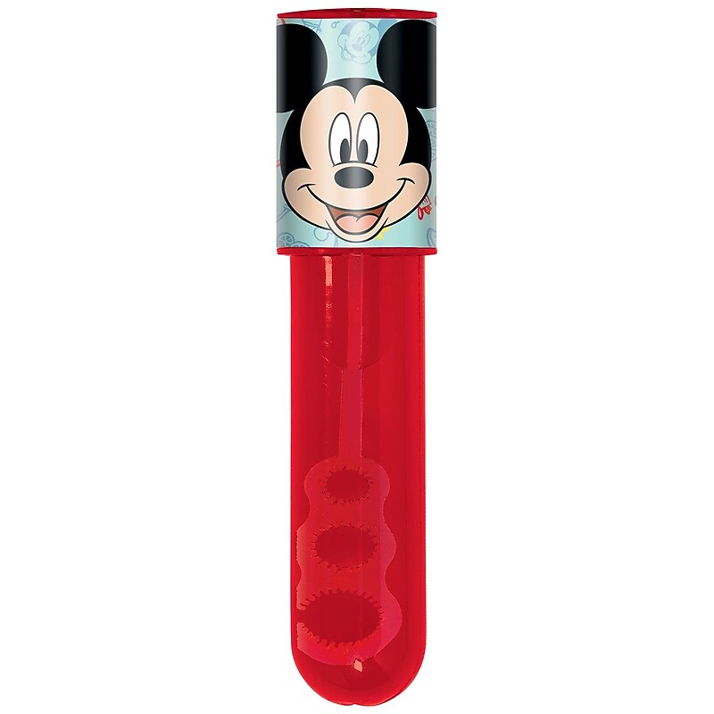 Party City Mickey Mouse Bubble Tube, Red (AM3902575-NS) image 1