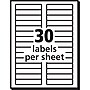 Avery TrueBlock Laser/Inkjet File Folder Labels, 2/3" x 3-7/16", White, 1,500 Labels/Pack (5366)~#|#~E8995B80-1D21-46FF-9C0B373DF63D5E42_sc7