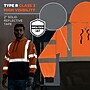 GloWear 8311BK High Visibility Long Sleeve Black Bottom Hooded Sweatshirt, ANSI Type R Class 3, Orange, Large (22884)~#|#~E89B4C1E-F81A-4DA7-BB21AF1206B86E4E_sc7