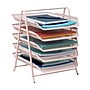 Mind Reader 5-Tier Stackable Paper Desk Tray Organizer, Metal, Pink (5TPAPER-PNK)~#|#~E89FB0F9-C4B1-4AB9-A877DCECCDCC9F92_sc7