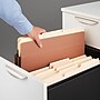 Staples Heavy-Duty Reinforced File Pocket, 5.25" Expansion, Legal Size, Brown, 10/Box (ST704401)~#|#~E89FEE0C-7D3A-4101-AB363D2486F724EF_sc7