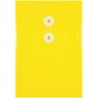 JAM Paper Premium Plastic Filing Envelope with Button & String Closure, Yellow, 3/Pack (472B1YEX3)~#|#~E8A08E44-588B-4BB9-9D21325422D233E5_sc7