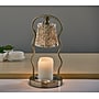 Simplee Adesso Twirl Candlewarmer 13.5" Halogen Table Lamp, Antique Brass/Beige/White Floral (SL1195-21)~#|#~E8A0CC0E-885F-44ED-9FA837AEE9465BB3_sc7