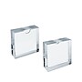 Azar Sign Holder, 3" x 3", Desktop/Wall, Clear Acrylic, 2/Pack (104553-2PK)~#|#~E8A1289E-13B2-4231-898E34D19939253C_sc7