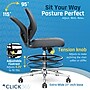 Click365 Armless Mesh Drafting Chair, Grey (CCHR10004B)~#|#~E8A2DCC7-4400-42DA-B6CA94EF42A7E096_sc7