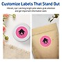 Avery Laser/Inkjet Round Multipurpose Labels, 2" Dia., Bright Pink, 120/Pack (94501)~#|#~E8AC2A2B-22B8-4C40-A3C35F1466FBBC8F_sc7