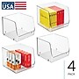 iDESIGN Small Stackable Plastic Storage Bin, Clear (29390M4)~#|#~E8ACAEFD-74AE-48CC-A8784B1A2EEC0641_sc7