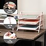 Mind Reader Metal Front Loading Letter Tray, Pink (3TPAPER-PNK)~#|#~E8AE1A69-4C9F-41AB-9B6B07C85F8A6524_sc7