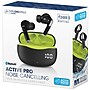 STUDIO PRO by FISHER Active Pro Wireless Noise Canceling Earbuds, Bluetooth, Black/Green (STW290A)~#|#~E8B0F7BC-58A4-4FC1-90F3730C5DE44790_sc7