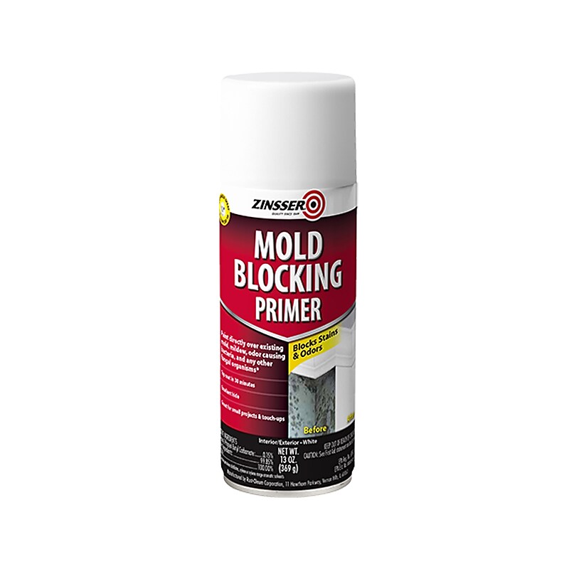 Zinsser Mold-Blocking Spray Primer, White, 13 Oz., 6/Pack (287512) image 1