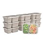 Bentgo Prep 2-Compartment Snack Container Snack Container, Clay, 12 oz. (BGPRSNK-CL)~#|#~E8B9DC8B-4DFC-4E08-A181B1024D2B29A1_sc7