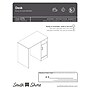 South Shore Axess 34"W Small Desk, Pure Black (7270075)~#|#~E8BE4B96-46D8-4A96-BD9B27E71391594F_sc7