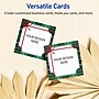 Avery Silver-Green Plaid Matte Blank Card, White, 120/Pack (S00-FJ9)~#|#~E8C15304-1204-467A-829F27D5F4E772A7_sc7