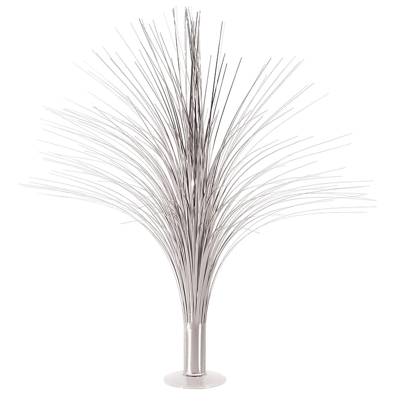 Beistle Metallic Spray Centerpiece, Silver, 3/Pack (53929-S) image 1