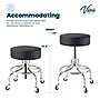 Viva Comfort Armless Vinyl Medical and Lab Stool, Black (ADI910-02-BLK-MK)~#|#~E8D189AA-97D6-4603-B7E39E515007539B_sc7