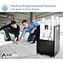 AdirOffice 20-Slot Mobile Roll File, 24.75" H x 15.25" W x 13.25" D, Black (624-BLK-KIT1)~#|#~E8D421FE-42A9-4A8E-B92943C6220564B4_sc7