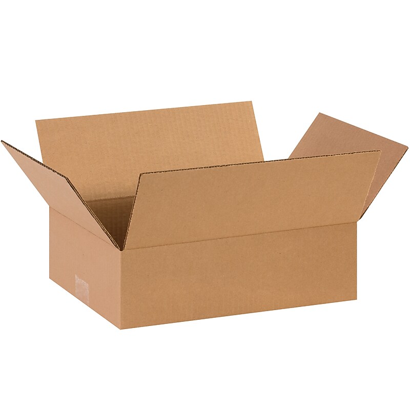 13" x 9" x 4" Shipping Boxes, 32 ECT, 25/Bundle (1394R) image 1