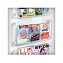 Azar Brochure Holder, 23" x 11", Horizontal, Wall Mounted, Silver, Acrylic (105584)~#|#~E8D7F247-3042-48EF-8CFA23EC8778687A_sc7