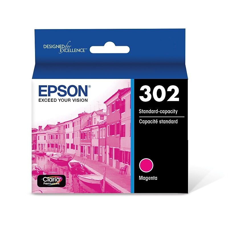 Epson T302 Magenta Standard Yield Ink Cartridge image 1