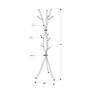Monarch Specialties Inc. Coat Tree, White, Metal (I 2063)~#|#~E8DA6E5D-ECB7-4E2F-96A2366227254525_sc7
