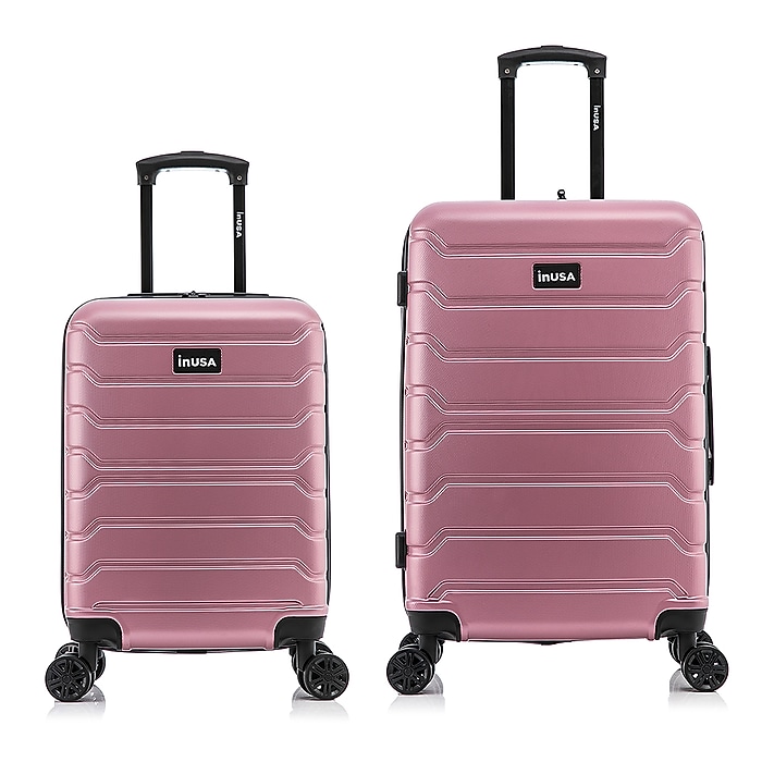 InUSA Trend 2-Piece Hardside Spinner Luggage Set, TSA Checkpoint