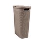 Mind Reader 10.57-Gallon Laundry Hamper with Lid, Plastic, Tan (40HAMP-BRNM)~#|#~E8DB05FB-9C4D-49F0-9B4DCC02532FAEAE_sc7