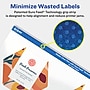 Avery Laser/Inkjet Decorative Edge Multipurpose Labels, 2-1/2" x 2-57/64", Clear, 300/Box (94121)~#|#~E8DC5DEB-BA19-4E0E-8740A783287B0D0C_sc7