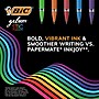 BIC Gel-ocity Stic Gel Pens, Medium Point, 0.7 mm, Assorted Colors, 14/Pack (RGSMP14-AST)~#|#~E8DD6C14-EEB0-4078-B61BAC4C1119B85D_sc7