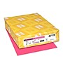 Astrobrights 8.5" x 11" Color Multipurpose Paper, 24 lbs., Plasma Pink, 500 Sheets/Ream, 10/Ream (WAU22119CT)~#|#~E8E0A161-E7B5-4797-8E8E8D73DC7C62B0_sc7