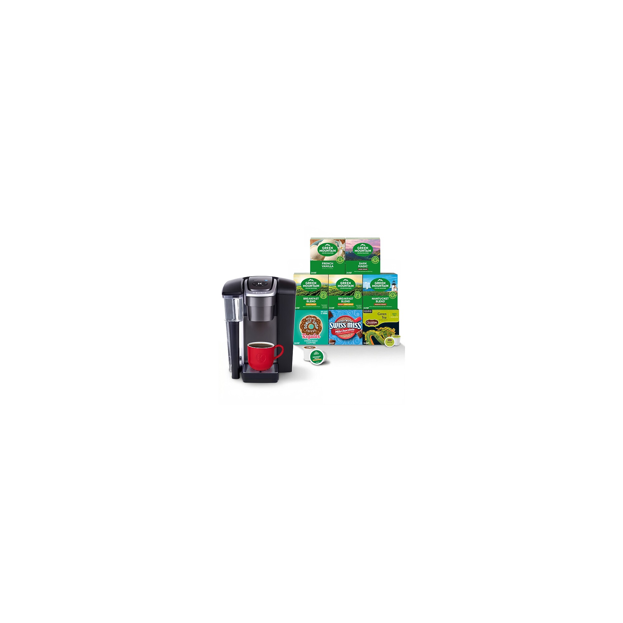 Keurig K-1550 Bundle 12-Cups Commercial Single Serve Coffee Maker with 190 K-Cup Pods, Black (5000341033) Simolary simolary.com