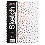 uCreate Rose Gold Dots 12" x 9" Wire Bound Sketch Book, 75 Sheets/Book, 2/Bundle (PAC37087-2)~#|#~E8E5F6E9-989D-4A3B-901F7E78E6F76D5C_sc7