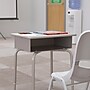 Flash Furniture Billie 24"W Student Desk with Open Front Metal Book Box, Gray Granite/Silver (FDDESKGYGY)~#|#~E8E7AF4A-1A72-4E0A-98300E06367A756C_sc7