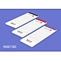 RE-FOCUS THE CREATIVE OFFICE on the GO Notepad, 3.5" x 9", College Ruled, 50 Sheets/Pad, 3 Pads/Pack (83001)~#|#~E8E8538E-97EF-4CC5-92D3286BACC858A6_sc7