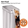 iTouchless Stainless Steel Wings Open Lid Sensor Trash Can with AbsorbX Odor Control, Silver, 18 gal. (WS18RSL)~#|#~E8EEFFC3-79DF-41D2-80FA23C197ACBE79_sc7