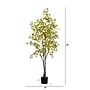 Nearly Natural 6' Autumn Nandina Artificial Fall Tree (T4732)~#|#~E8F3A9DD-F4CB-47D1-92AC71137FD3CE1A_sc7