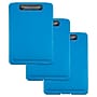 JAM Paper Plastic Storage Clipboard, Letter Size, Blue, 3/Pack (331CPBbux3KIT)~#|#~E8F77EA7-1127-44E2-81BE531534872E07_sc7