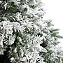 Nearly Natural 10-ft Flocked Vermont Mixed Pine Artificial Christmas Tree with 800 LED Lights and 2200 Bendable Branches (T3387)~#|#~E9024F6C-11F9-4401-94908C401BDEAA5D_sc7